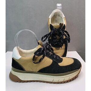 Madewell Kickoff Trainer Size 6.5 W / 5 M Unisex Sneakers Tennis Shoes Black Tan